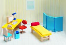 Набор кукольной мебели серии Больница Кабинет врача GOKI