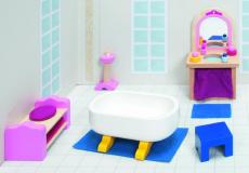 Набор кукольной мебели Дворцовый для ванной комнаты GOKI